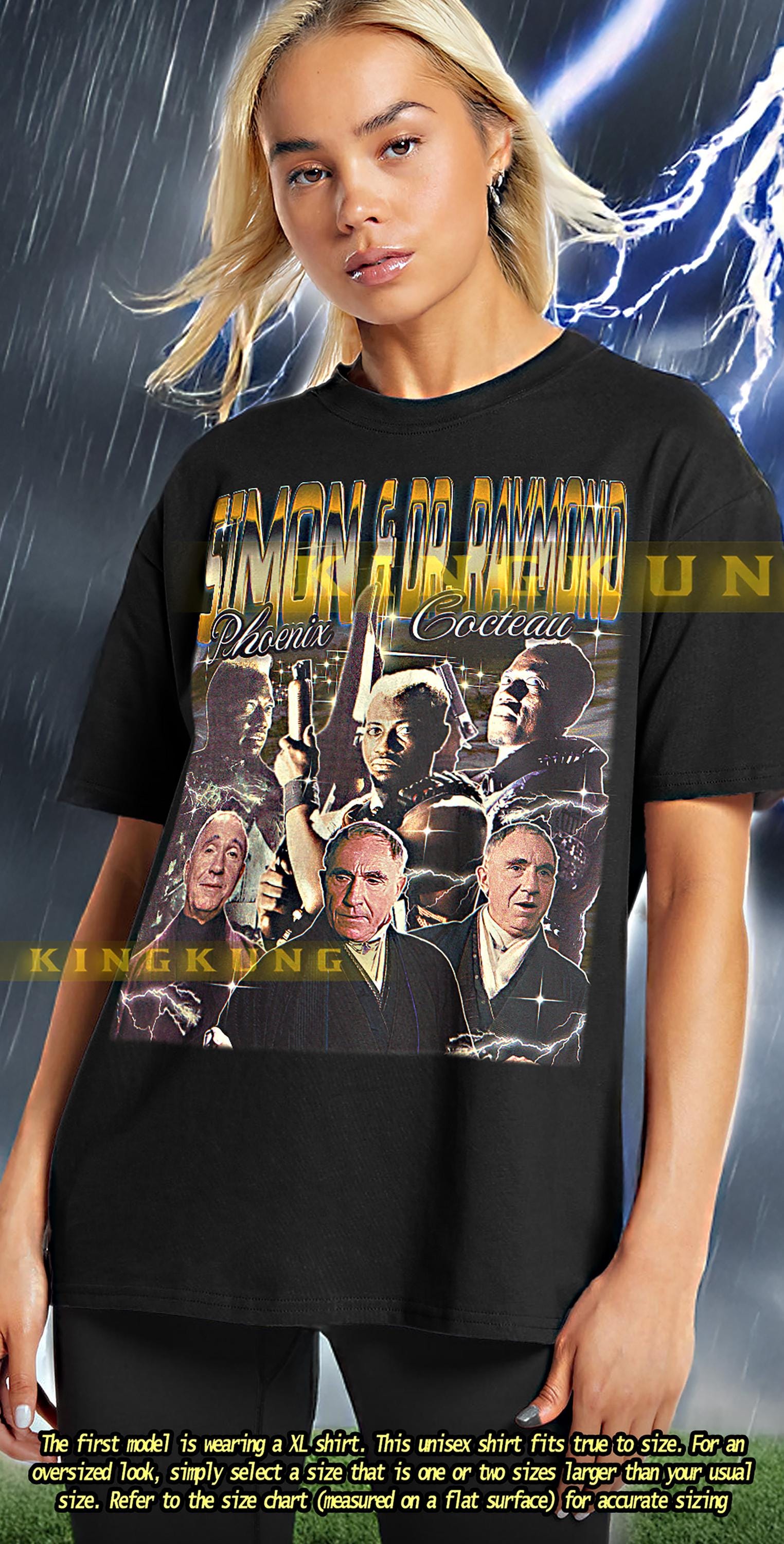 SIMON Phoenix & DR. RAYMOND Cocteau Shirt - Simon Phoenix Retro Tees, Dr. Raymond Cocteau Bootleg Tshirt, Sci-Fi Villain Sweatshirt #Saf