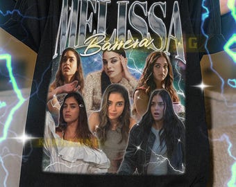 Melissa Barrera Vintage Bootleg T-Shirt, Melissa Barrera Retro 90s Actress Merch, Horror Film Star Fan Tee, Movie Lover Gift #SAF