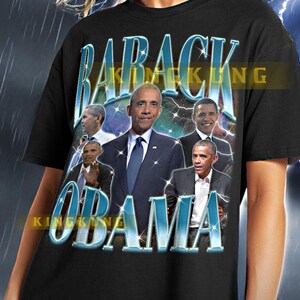 BARACK OBAMA Shirt | Barack Obama Retro Tees, Barack Obama Bootleg Tshirt, 44th U.S. President Sweatshirt #saf