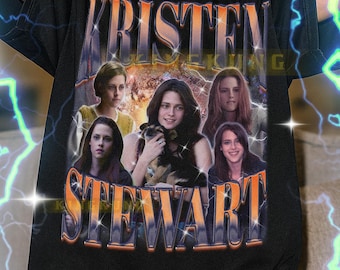 Kristen Stewart Vintage Bootleg T-shirt, Kristen Stewart Retro 90-talsskådespelerska merchandise, Hollywoodstjärna fant-t-shirt, filmälskare present #SAF