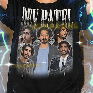 Dev Patel Bootleg Tee, Dev Patel Langarm-Shirt, Dev Patel Retro Tee, Dev Patel Vintage Tee, Dev Patel 90er Jahre Tee #TPC