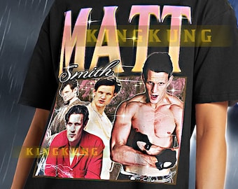 Koszulka MATT SMITH, Koszulka Matt Bootleg, Koszulki Matt Vintage, Matt Retro z lat 90., Doktor, Książę Filip #saf