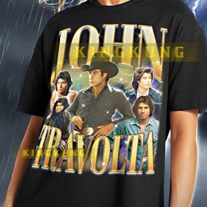 JOHN TRAVOLTA Shirt | John Travolta Bootleg Tshirt, John Travolta Vintage 90s, Hollywood Legend Sweatshirt #saf