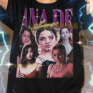 Ana De Armas Bootleg Shirt, Ana De Armas Retro Tees, Knives Out Star T-Shirt, Mystery Muse Vibe, Ana De Armas Vintage Sweater #saf