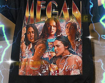 MEGAN FOX Bootleg Shirt, Megan Fox Retro Tees, Action Babe T-Shirt, Fierce Beauty Vibe, Megan Fox Vintage Sweater #saf