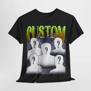 CUSTOM SHIRT, Custom Vintage Shirt, Custom Retro 90s Tshirt, Custom Tee, Custom Sweater, Personalized Shirt, Custom Graphic Tee