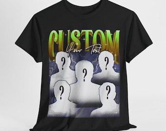 CUSTOM SHIRT, Custom Vintage Shirt, Custom Retro 90s Tshirt, Custom Tee, Custom Sweater, Personalized Shirt, Custom Graphic Tee