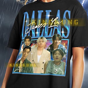 Koszulka DALLAS JAMES LIU | Koszulka Dallas James Liu Bootleg, bluza Dallas James Liu Vintage z lat 90., gwiazda filmowa Tv #saf