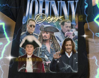 ジョニー・デップTシャツ、ジョニー・デップ海賊版Tシャツ、ジョニー