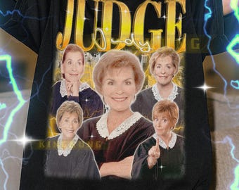 Judge Judy Vintage Bootleg T-Shirt, Judge Judy Retro 90s Tv Icon Merch, Pop Culture Figure Fan Tee, Tv Show Lover Gift #ARI