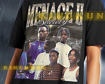 Menace II Society Heavyweight Tshirt | 90s Retro Shirt | Menace to