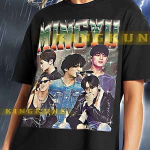 MINGYU Shirt - Mingyu Retro Tees, Mingyu Bootleg Tshirt, Mingyu Vintage 90s, Seventeen K-Pop Star Sweatshirt #saf