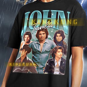 JOHN TRAVOLTA Shirt | John Travolta Retro Tees, John Travolta Bootleg Tshirt, Grease Pulp Fiction Star Sweatshirt #saf