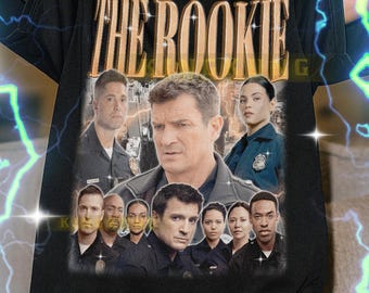 The Rookie Vintage Bootleg T-Shirt, The Rookie Retro 90s Tv Show Merch, Tv Series Fan Tee, Tv Show Lover Gift #ARI