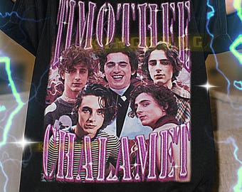Koszula TIMOTHÉE CHALAMET, koszulki retro Timothée Chalamet, koszulka Dune Star, klimat Sci-Fi Prince, sweter Timothée Chalamet Vintage #saf