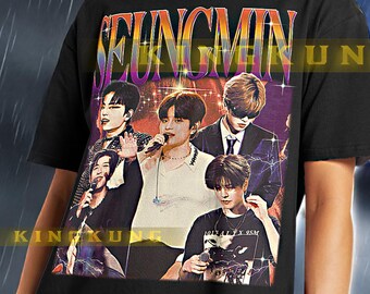 SEUNGMIN Shirt - Seungmin Retro Tees, Seungmin Bootleg Tshirt, Seungmin Vintage 90s, K-Pop Idol Sweatshirt #saf