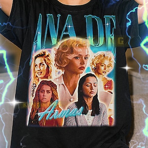 Ana De Armas Bootleg Shirt, Ana De Armas Retro Tees, Marilyn Icon T-Shirt, Blonde Bombshell Vibe, Ana De Armas Vintage Sweater #saf