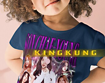 SON CHAEYOUNG シャツ | ソン・チェヨン レトロ T シャツ、チェヨン