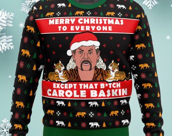 Ugly Tiger Sweater - Etsy