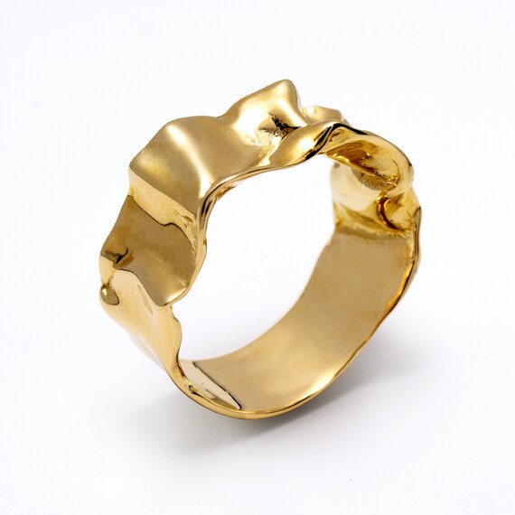 Etsy mens deals gold rings