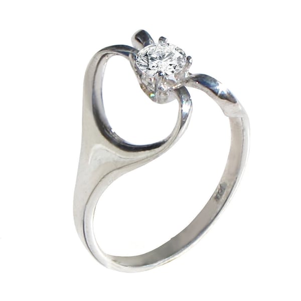 Isis too Sterling Silver Engagement Ring, Gemstone Ring, Egyptian custom ring, unique fine jewelry