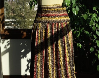 1950’s Rayon novelty printed skirt