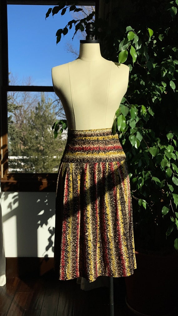 1950’s Rayon novelty printed skirt