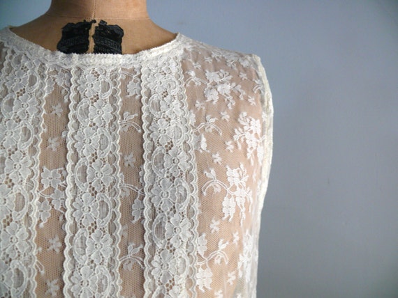 1980s wedding Dress // 1920s inspired Lace Dress - image 2