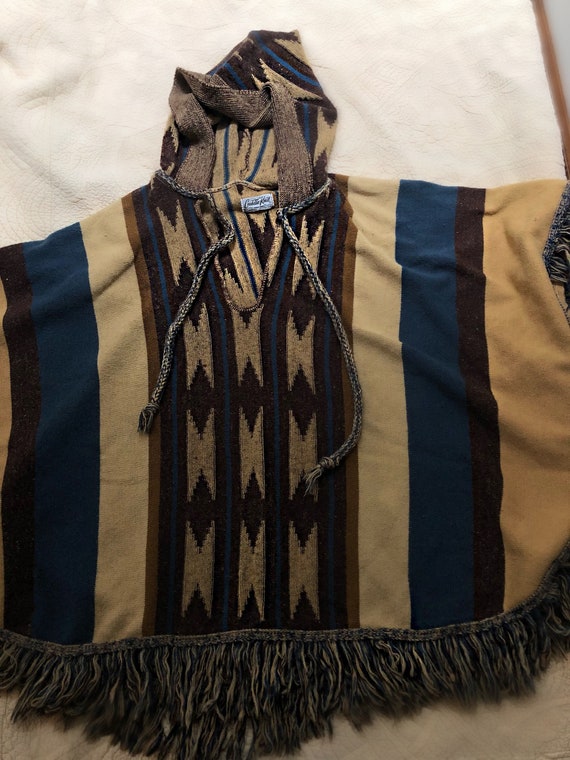 1970s Knit Poncho