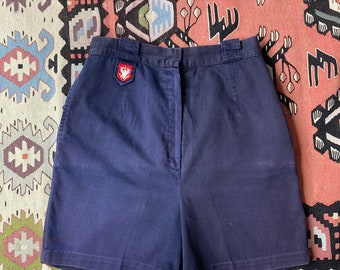 1950’s Cotton Navy  Shorts