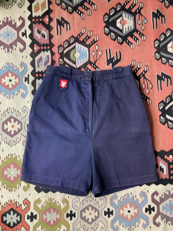 1950’s Cotton Navy  Shorts