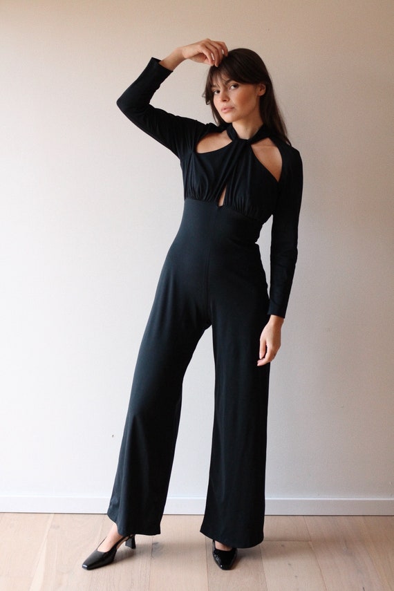 A 1970s Black jumpsuit