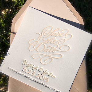 Inviti Save the Date in stampa tipografica DEPOSITO