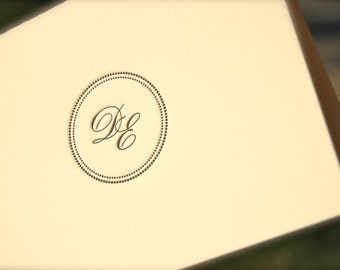 Custom Letterpress Thank You Notes DEPOSIT