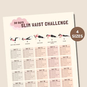30 day slim waist challenge hotsell