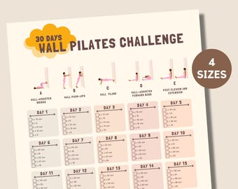 30 Day Wall Pilates Challenge | Transform Your Fitness Routine at Home & Build Strength | Easy to Follow Program