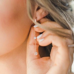 Dainty wedding earrings store