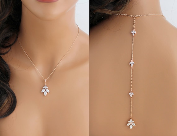 Geometric Back Lariat Necklace — Jewelry by FIASCO