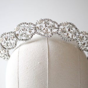 Bridal Tiara headpiece, Bridal Headband Crystal, Wedding hair accessories, Rhinestone tiara, Crystal tiara, Wedding headpiece, Tiara crown