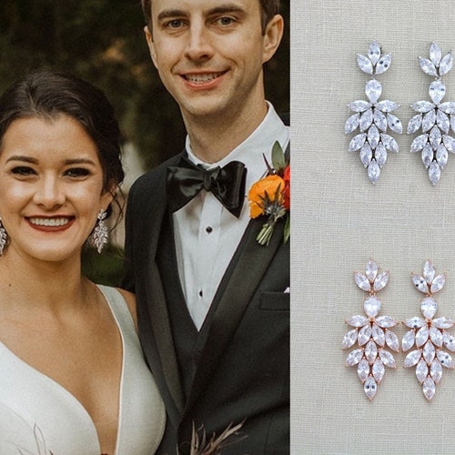 Denifery Earrings Chandelier Earrings Bridal Crystal Earrings Wedding