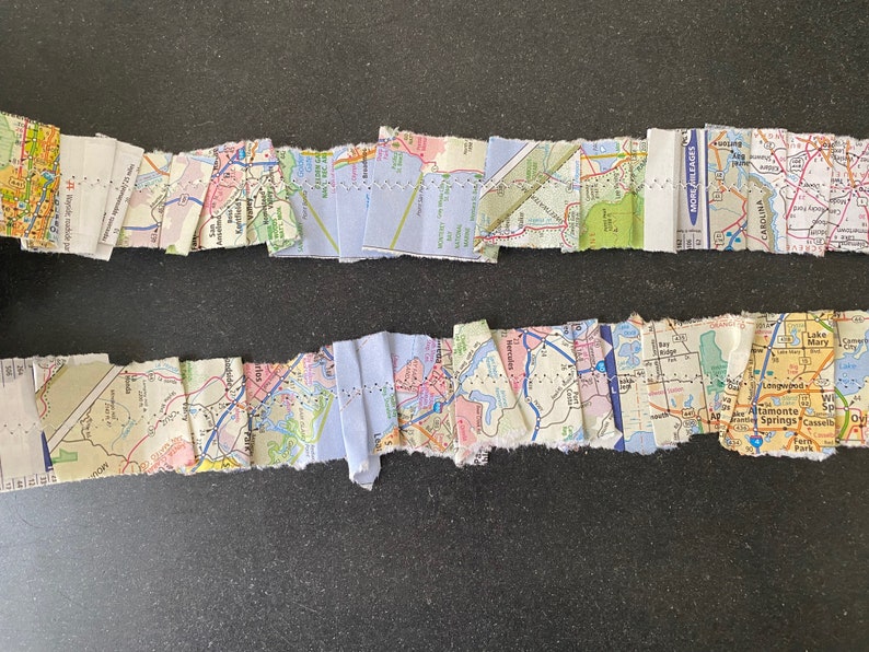 State Map Ripped Paper Junk Journal Map Atlas Ruffle Roll, Paper Ruffles, Page Edges, Junk ...