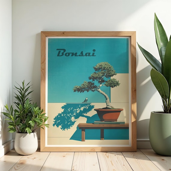 Japanese Bonsai Tree Wall Art