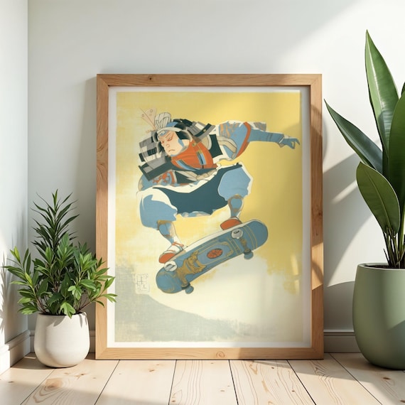 Kabuki Skate Boarder