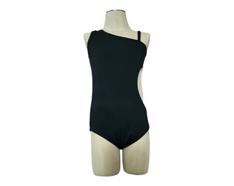 Shark bite black leotard, Dance audition leotard, Dance convention wear, Girls dancewear, dance photos set, recital gift, costume base sz 10