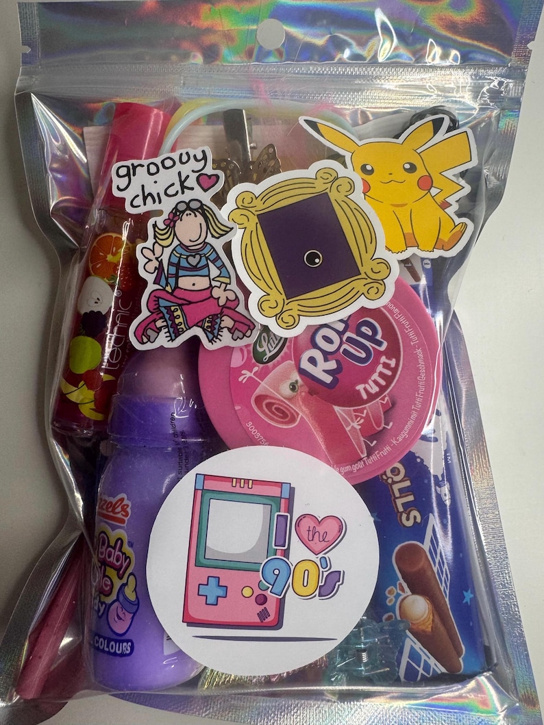 90s Nostalgia Gift Bag | 90's throwback accessories lucky bag Bild 5