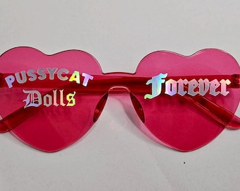 Pussycat Dolls PCD Forever Tour Heart Sunglasses | 2026 Concert Accessories