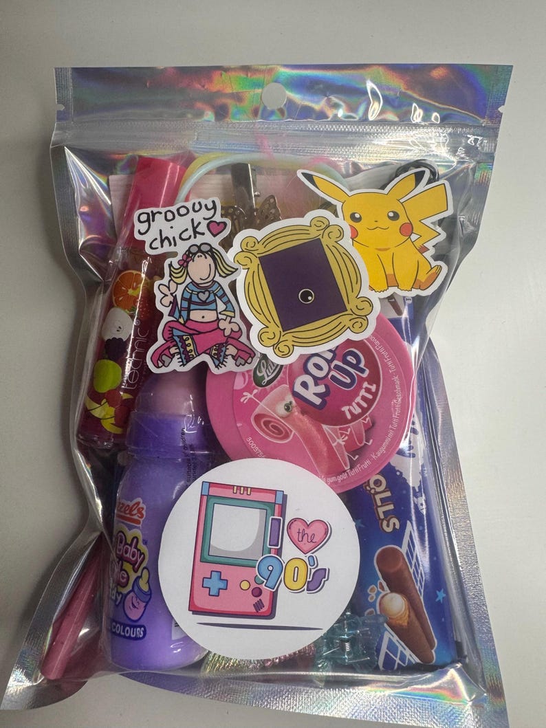 90s Nostalgia Gift Bag | 90's throwback accessories lucky bag Bild 2