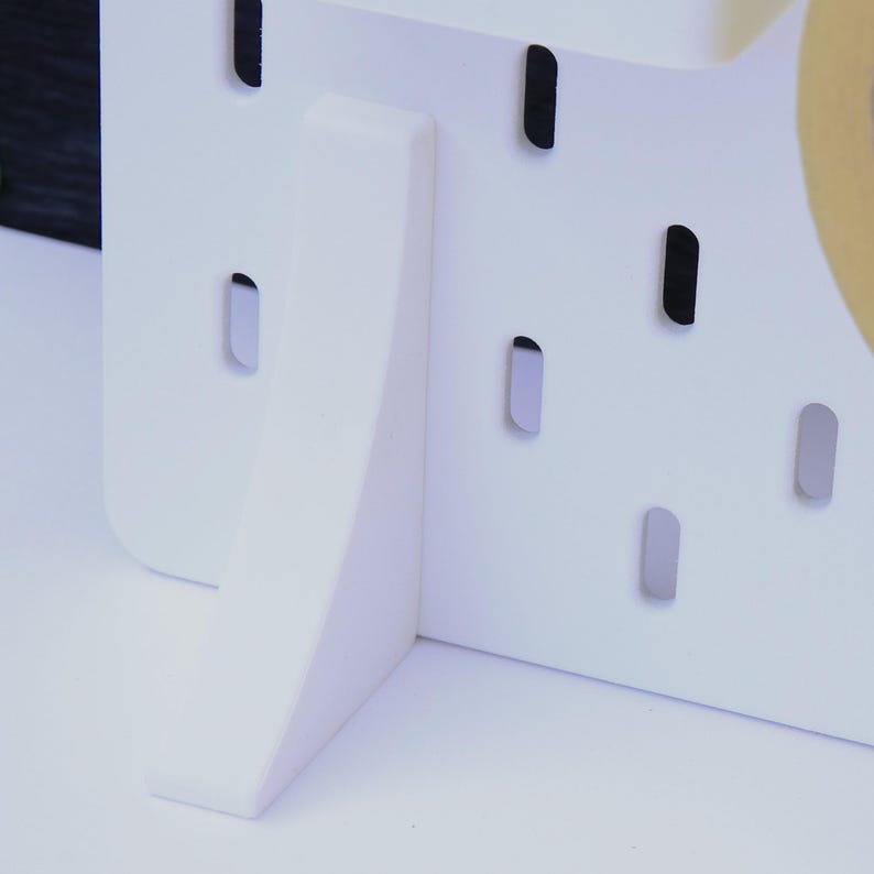 SKADIS White Pegboard Legs Without Installation Strong and Stable