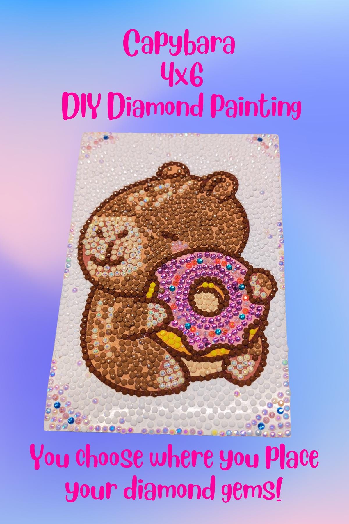 Diamond Painting Personnalisé Kit Complet, Custom 5D Diy Broderie