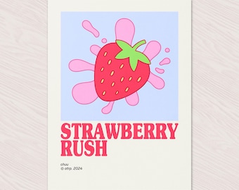 CHUU Mini Poster | Strawberry Rush — kpop merch